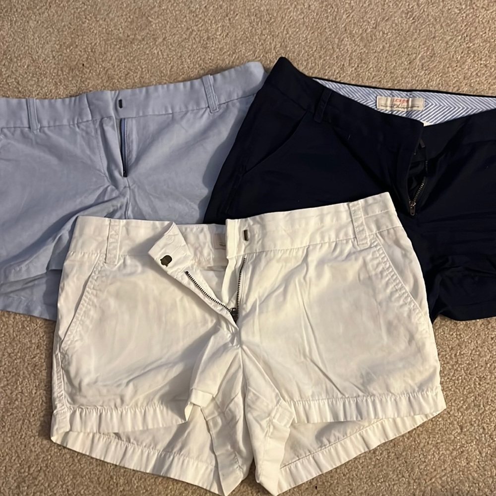 3 pairs of J. Crew shorts